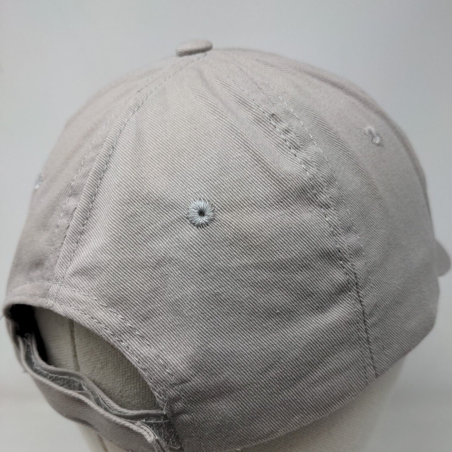 Unbranded Strapback Hat Tan One Size Adjustable Blank 6 Panel Solid