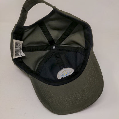Boy Scouts Of America Webelo Strapback Hat Green S-M Embroidered Plaid 6 Panel