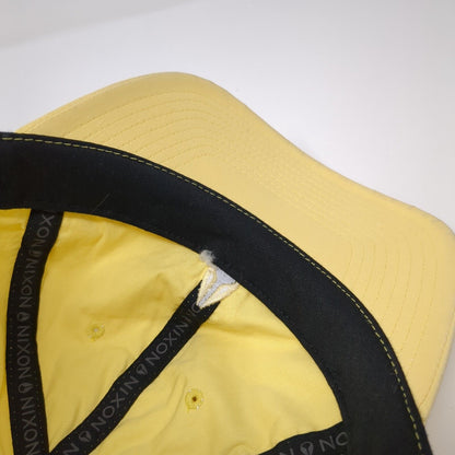Nixon Slideback Hat Yellow One Size Adjustable The Classics Yupoong
