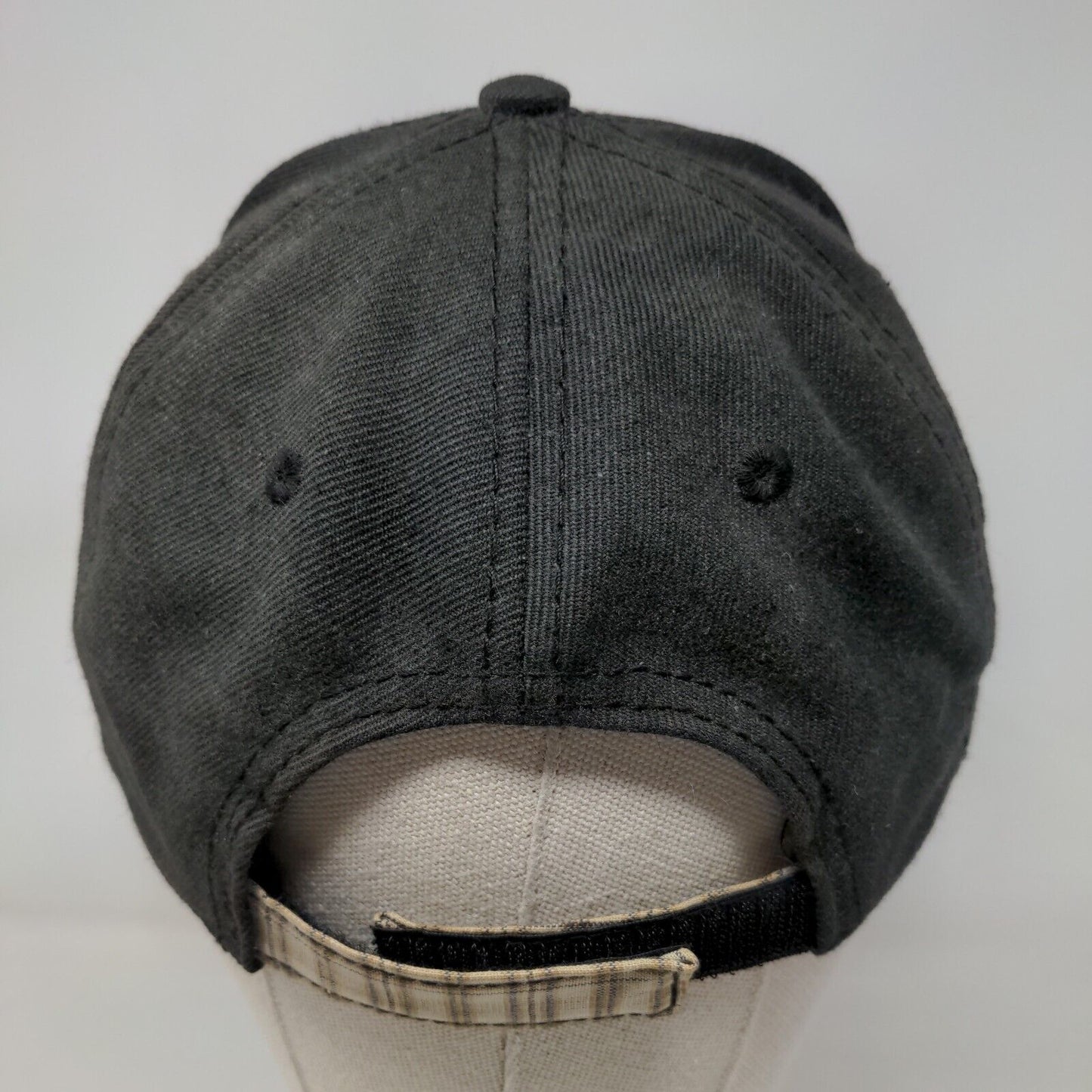 Mohegan Sun Strapback Hat Multicolor OSFA Adjustable Embroidered Plaid Cotton