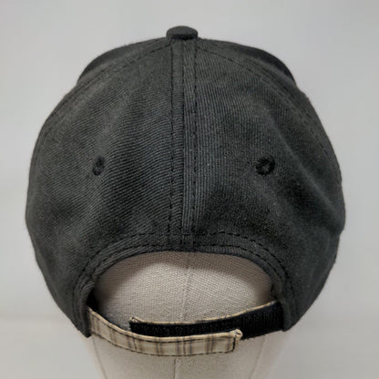 Mohegan Sun Strapback Hat Multicolor OSFA Adjustable Embroidered Plaid Cotton