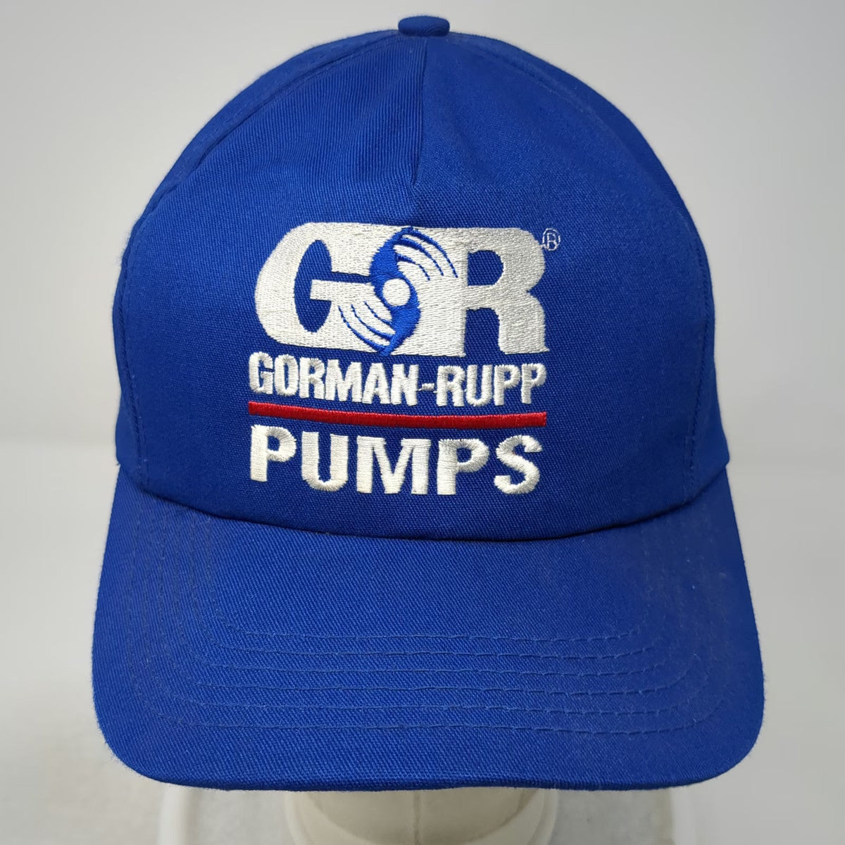 Great Caps 5 Panel Blue One Size Snapback Hat Gorman-Rupp Pumps Industrial USA