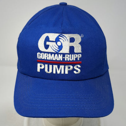 Great Caps 5 Panel Blue One Size Snapback Hat Gorman-Rupp Pumps Industrial USA