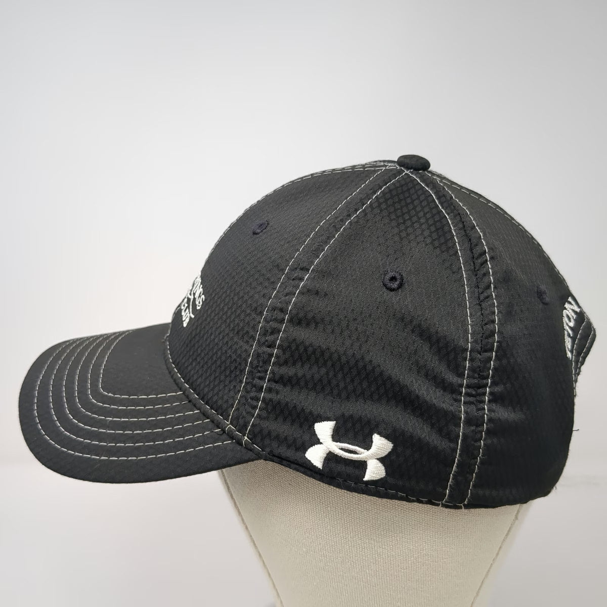 Under Armour Baseball Cap Black OSFM Teton Springs Resort Club ID Strapback Hat