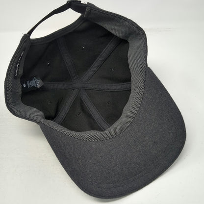 Lululemon Baseball Cap Gray One Size Wool Blend Slideback Hat Side Logo Textured
