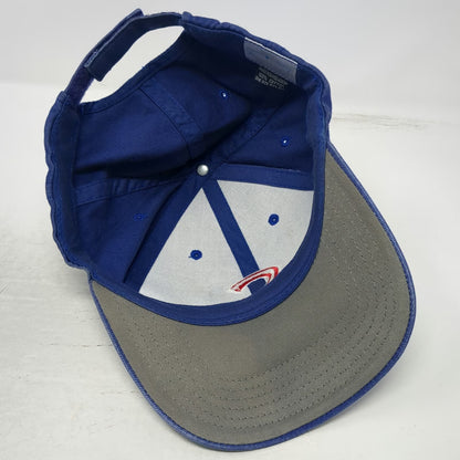 Chicago Cubs MLB Baseball Cap Blue One Size Strapback Cotton Gray Underbrim Hat
