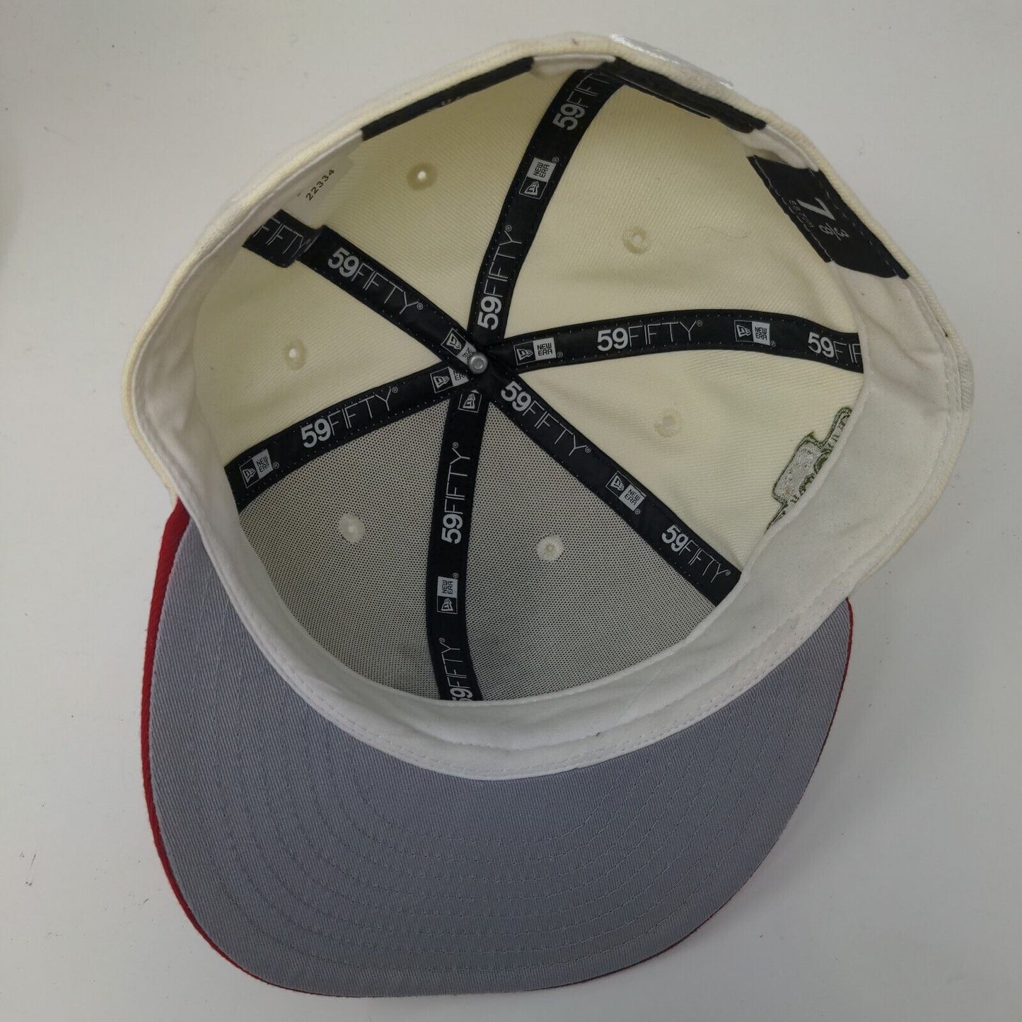 St Louis Cardinals Fitted Hat White 2011 World Series Fall Classic New Era 7 3/8