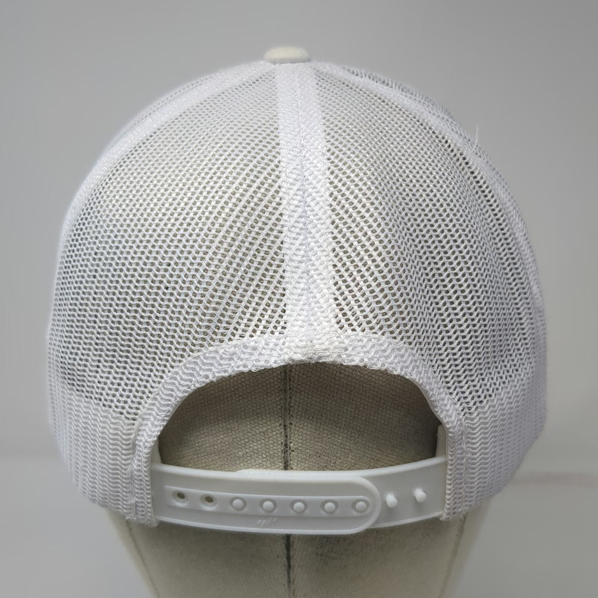 Yupoong Trucker Hat White One Size Chow Daddy Diesel Patch Mesh Snapback Hat