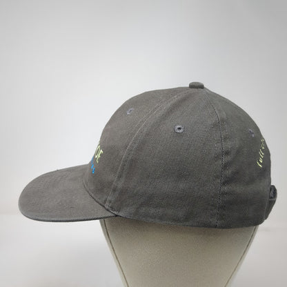 Apollo Baseball Cap Gray One Size Strapback Fuscoe Engineering Logo hat