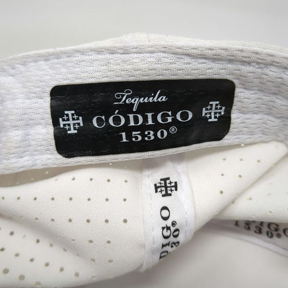 Codigo 1530 Tequila White Baseball Cap One Size Perforated Strapback Hat