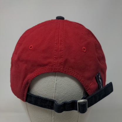 Budweiser Slideback Hat Red One Size Adjustable Embroidered Vented Holes