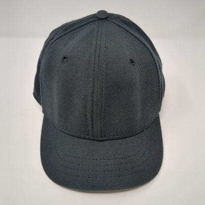New Era Fitted Hat Blue 6 7/8 Solid Blank 6 Panel Vent Holes Outdoor