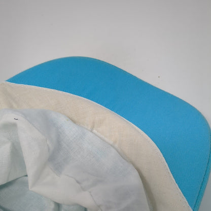 Tropical Trends Fitted Cadet Army Cap Hat Blue One Size Vent Holes Dpc