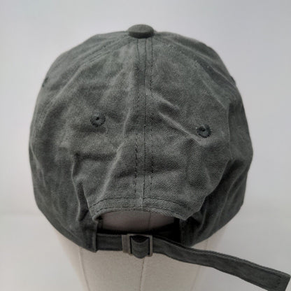 Unbranded Men's Slideback Hat Gray Adjustable Blank 100% Cotton