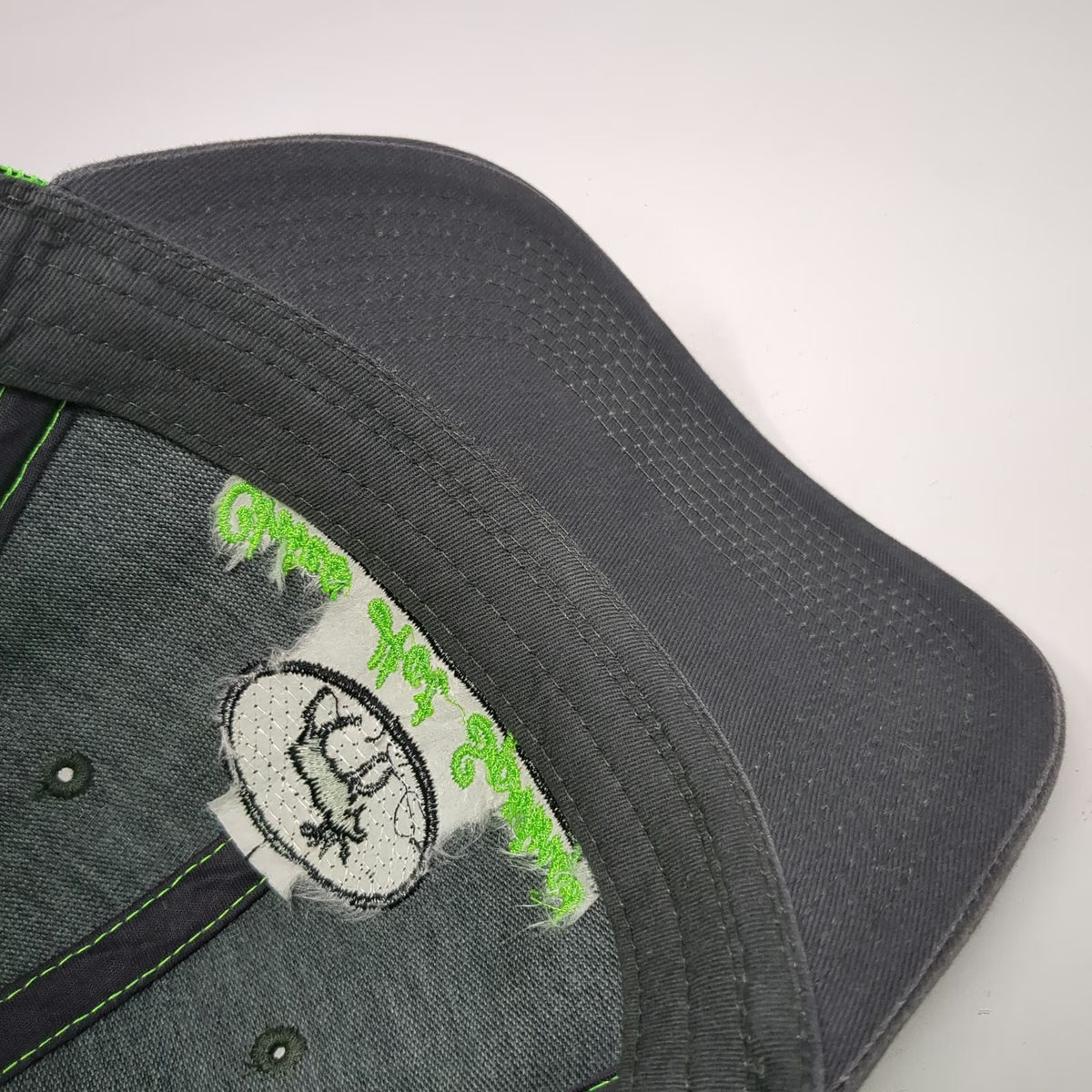 Ouray Trucker Hat Gray Green One Size Chico Hot Springs Montana Moose Snapback
