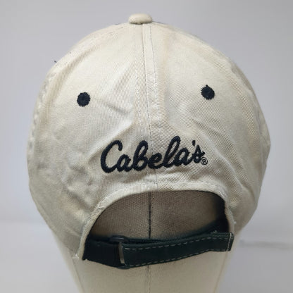 Cabela's Baseball Cap Black One Size Distressed 61 Athletics Slideback Hat