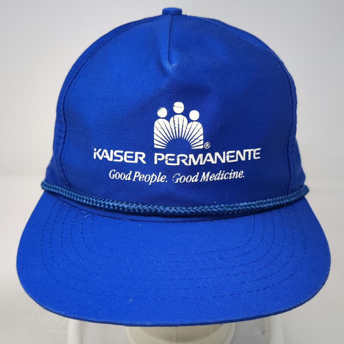 Head To Toe 5 Panel Blue One Size Hat Kaiser Permanente Rope Snapback Graphic
