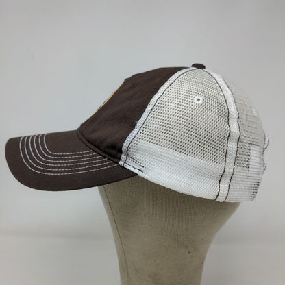 District Women's Strapback Mesh Back Hat Brown White My Sugar Pie Embroidered