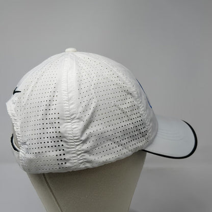 Nike Baseball Cap White Blue Black One Size Dri-Fit Perforated Urban Edge Hat