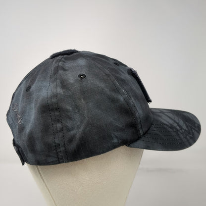 Patriot Outdoors Baseball Cap Black Gray Camo One Size Skull III Ripstop USA Hat