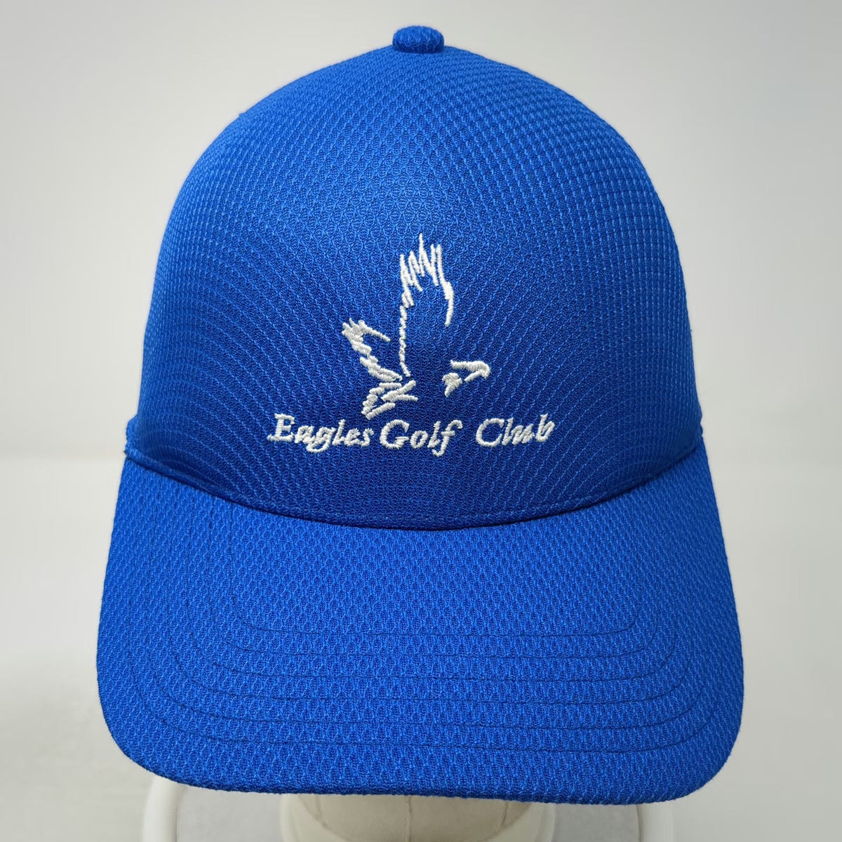 Imperial Eagles Golf Club Hat Blue One Size Baseball Cap Textured Stretch Fit