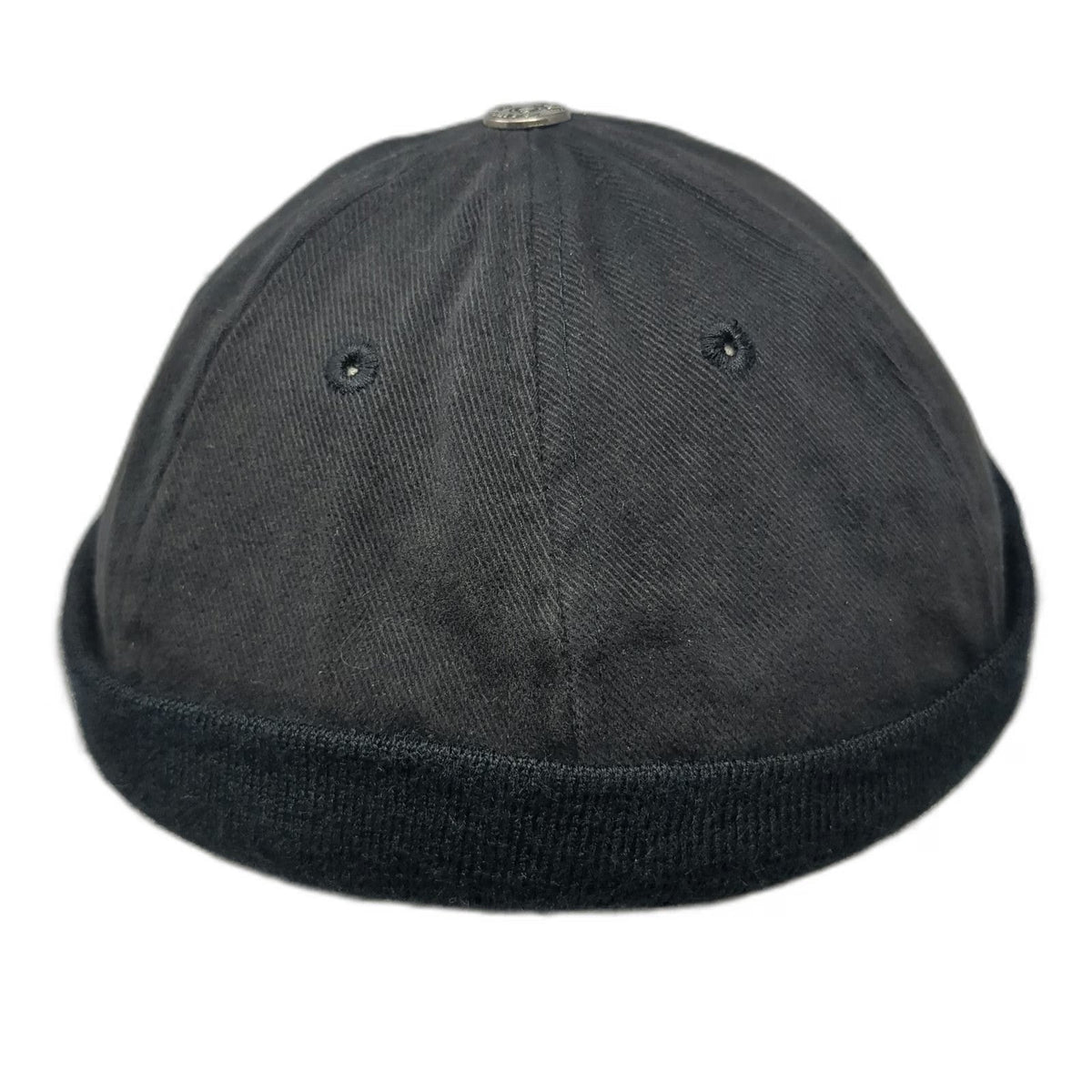 Capsmith Baseball Cap Black One Size Bullet Proof Strapback Brimless Cotton Hat