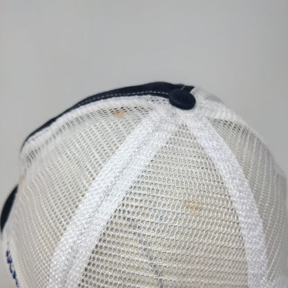 Local #47 Snapback Trucker Hat Blue One Size Embroidered Patriotic Unionwear