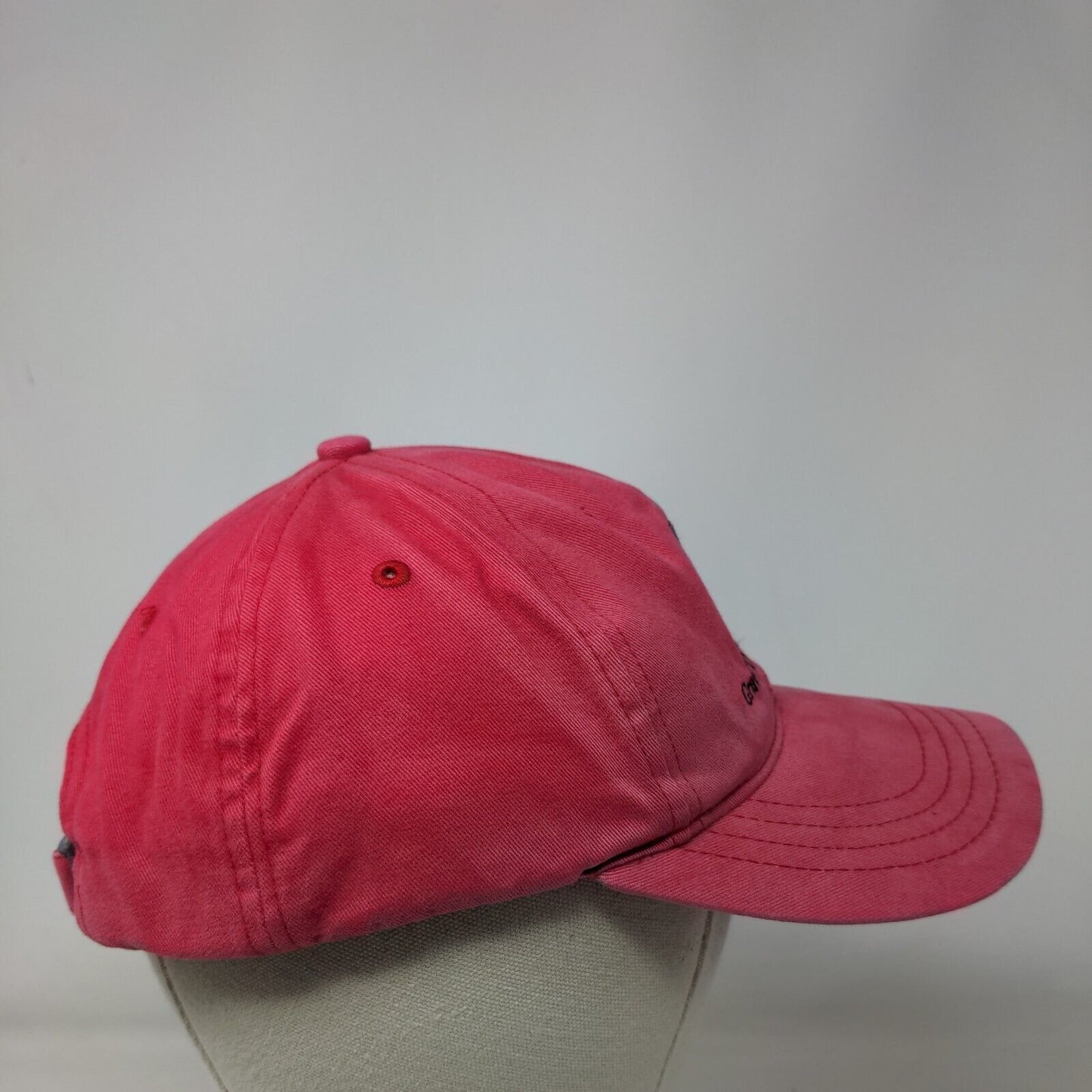 Hammett Gravel Company Slideback Hat Pink OSFA Adjustable Embroidered