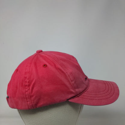 Hammett Gravel Company Slideback Hat Pink OSFA Adjustable Embroidered
