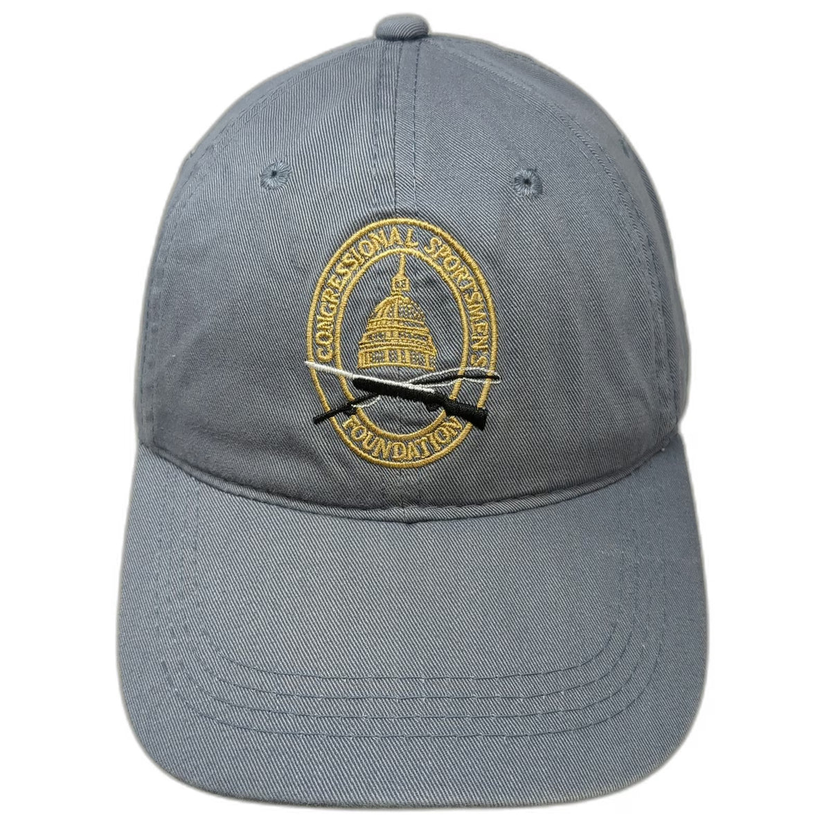 Congressional Sportsmen's Foundation Hat Gray One Size Baseball Cap Slideback