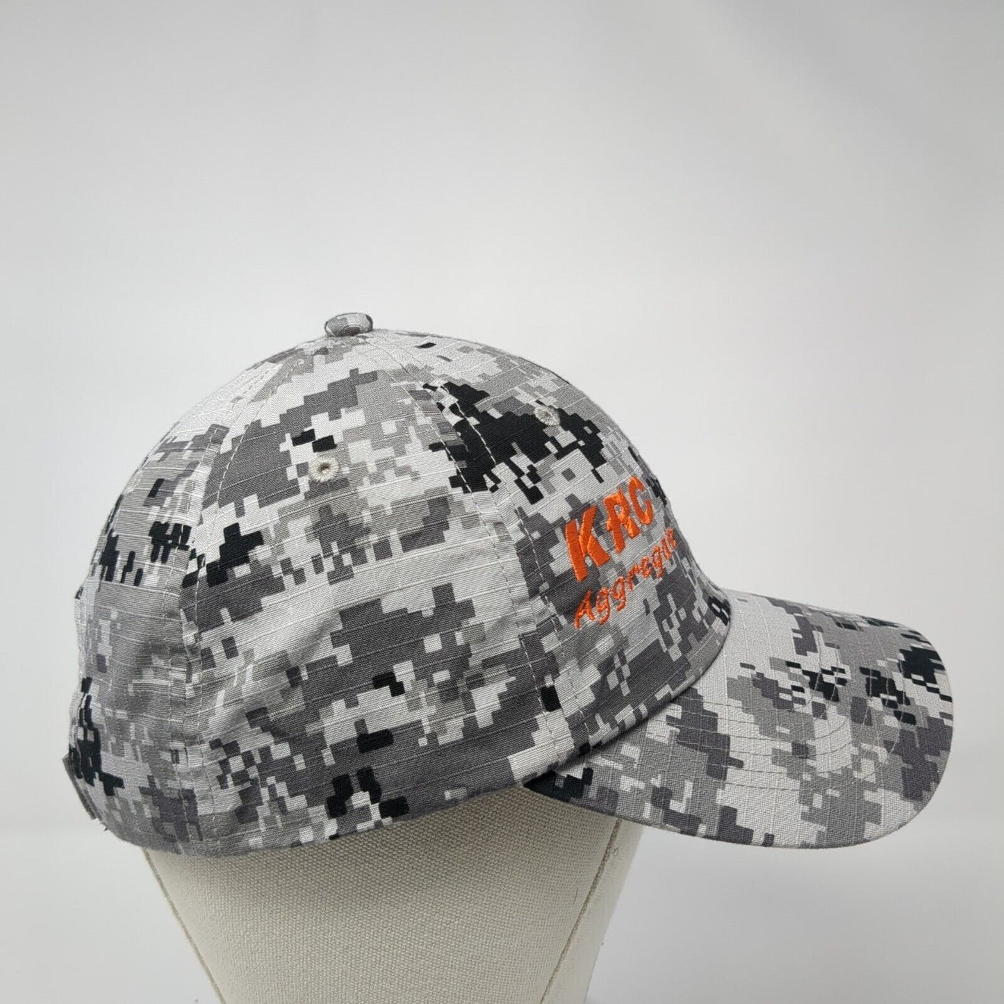 KRC Aggregate Strapback Hat Camo One Size Embroidered Port Authority