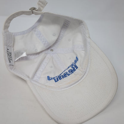 Weekend Ready Slideback Hat White One Size Adjustable Mighty Fine
