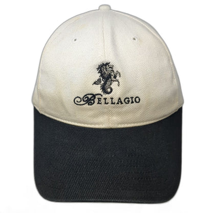 Nike Baseball Cap White Black One Size Bellagio Seahorse Golf Strapback Logo Hat