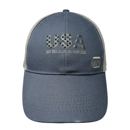 USA We Believe In Heroes Strapback Hat Multi One Size Adjustable NAPA
