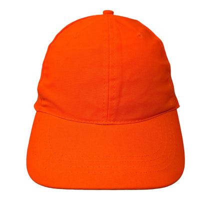 Paramount Outdoors Strapback Hat Orange OSFM Adjustable Blank Polyester