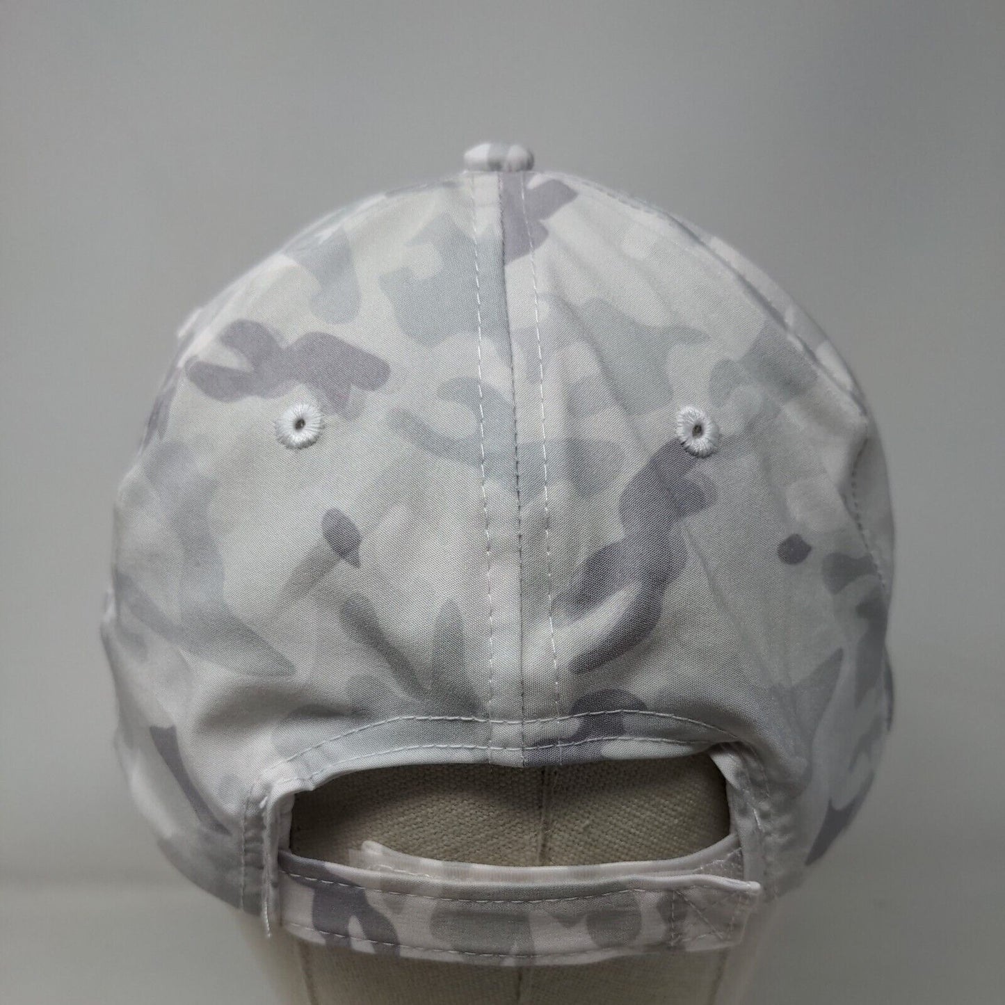 West Chase Golf Club Strapback Hat Gray Camouflage One Size Embroidered Pukka