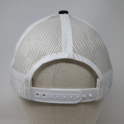 Brixton Trucker Hat Black One Size Snapback Mesh Patch Recycled Brim MFG CO