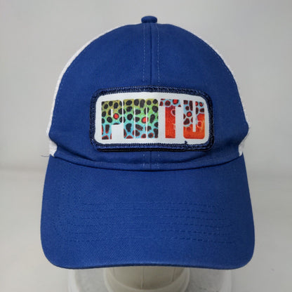 PINTU Snapback Trucker Hat Blue One Size Adjustable Mesh Back Cap America