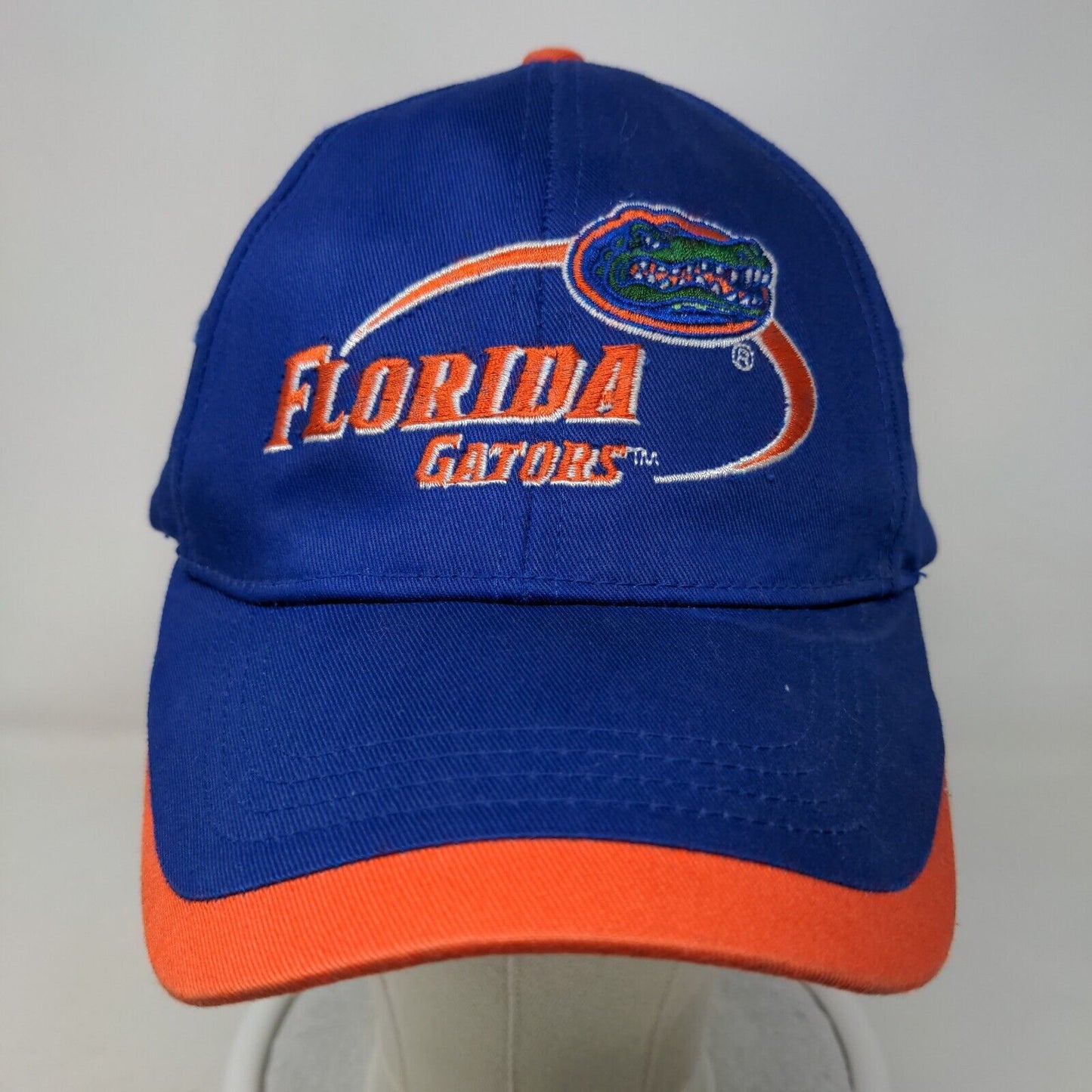 NCAA Men's Strapback Hat Blue OSFA Embroidered Florida Gators Logo 100% Cotton