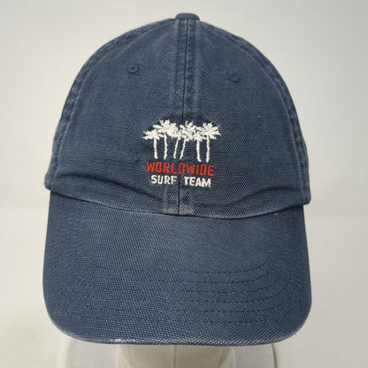 Worldwide Surf Team Slideback Hat Blue Medium Embroidered 6 Panel Gap