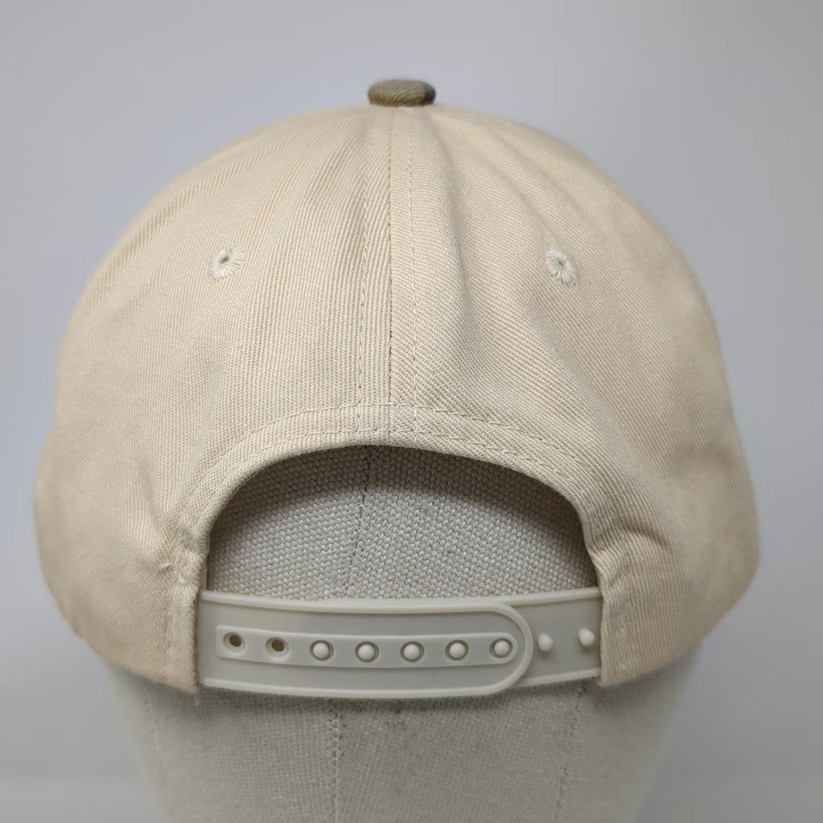 American Attire 5 Panel Beige One Size Country Club Deer Camo Snapback Hat
