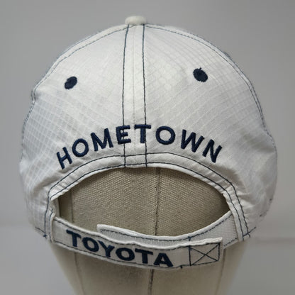 Toyota Hometown White Baseball Cap One Size Strapback Logo Dealer Hat
