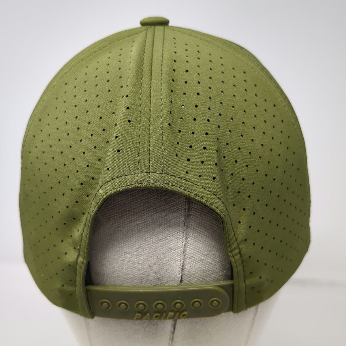 Pacific Headwear Trucker Hat Green OSFM Gowen Thunder Airshow Rope Perforated