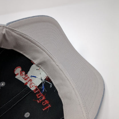 Centennial Seniors Strapback Hat Gray S/M Solid Adjustable Richardson