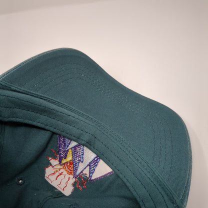 McCall Idaho Mountain Slideback Hat Green One Size Adjustable Ace USA