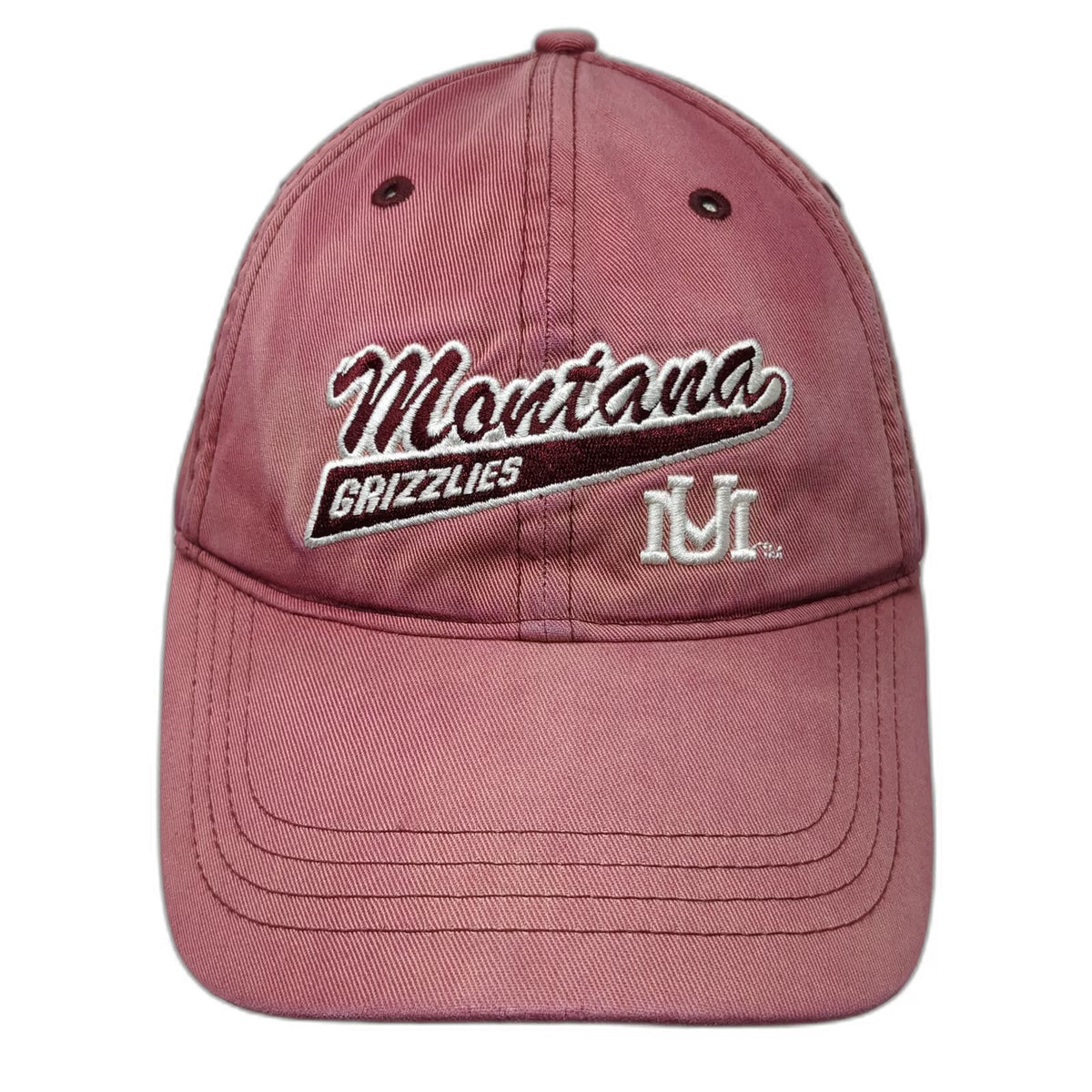 Montana Grizzlies NCAA Ouray Cap Hat Red One Size Strapback Curved Brim Cotton
