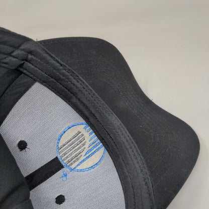 Life Surge Snapback Hat Black One Size Adjustable Embroidered 6 Panel