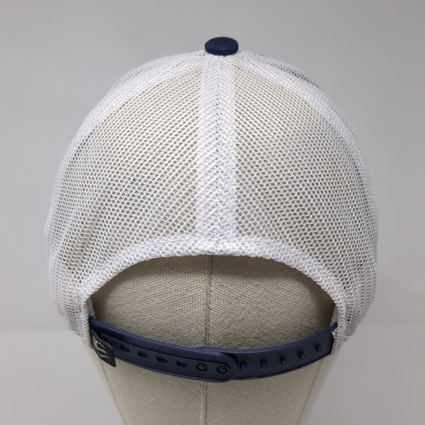 FE Snapback Trucker Hat Blue One Size Adjustable Mesh Back Platinum Series OC