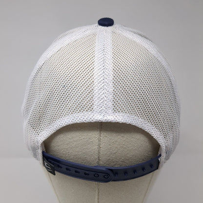 FE Snapback Trucker Hat Blue One Size Adjustable Mesh Back Platinum Series OC