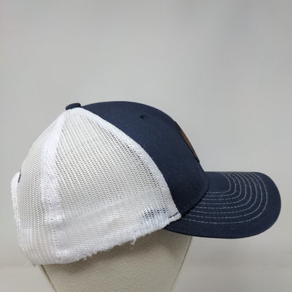 Blue Origin Snapback Trucker Hat Blue One Size Adjustable Patch Mesh Back